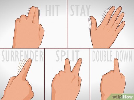 Blackjack Hand Signals for Beginners